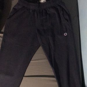 Champion Powerblend Fleece joggers, size: medium, like new, color:navy blue